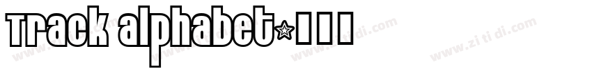 Track alphabet字体转换